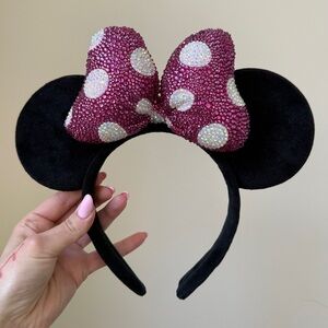 Bedazzled Minnie Mouse Park Ears